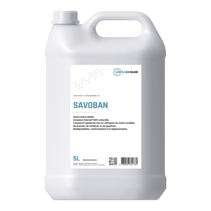 SAVOBAN GEL BIDON DE 5L AVEC POMPE