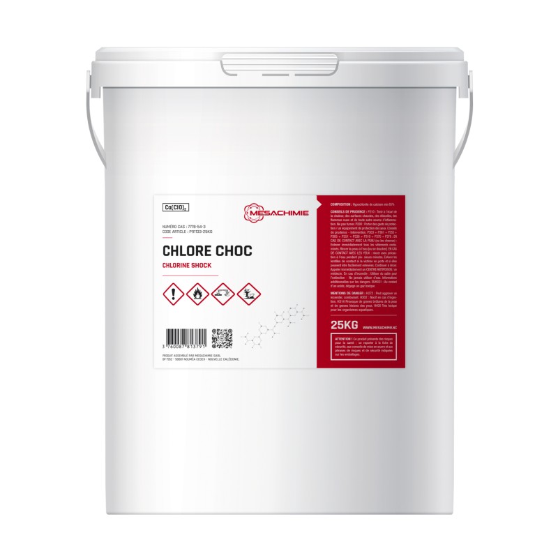 CHLORE CHOC GRANULES TOUQUE 25KG