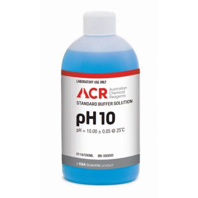 SOLUTION TAMPON PH 10 BLUE 500ML NIST ACR