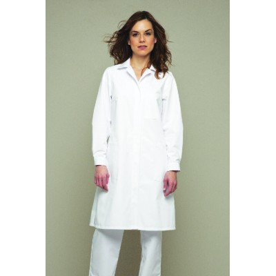 BLOUSE LABORATOIRE COL TAILLEUR COTON FEMME ML T.44 VWR