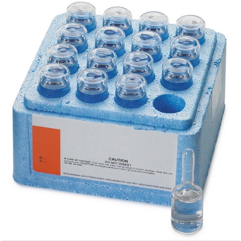 ETALON HACH : ALCALINITE 25000MG/L AS CaCO3 10ML PK16 NIST