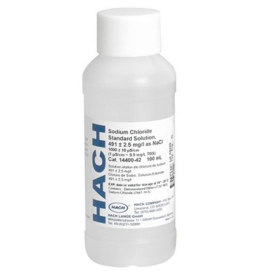 ETALON CONDUCTIVITE 1000µS/CM (SODIUM CHLORIDE 491MG/L) 100ML HACH