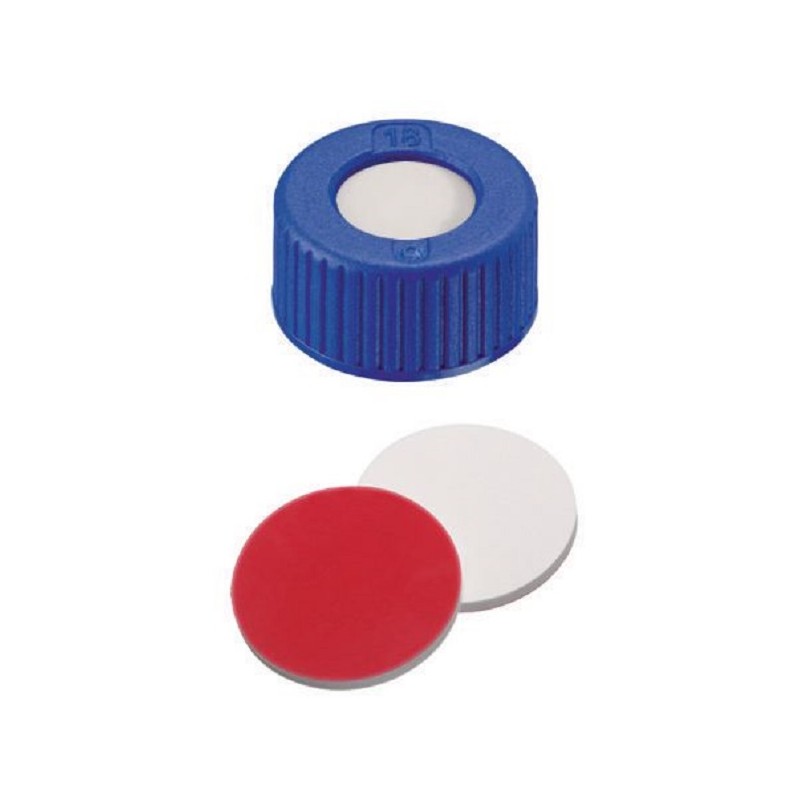 BOUCHON PP BLEU ND9 SI/PTFE PRÉPERCÉ PK1000 VWR