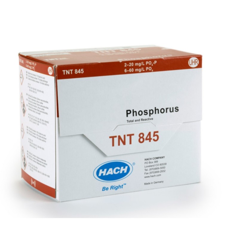 TNT845 PHOSPHORUS UHR 2-20MG/L PK25 REACTIF HACH