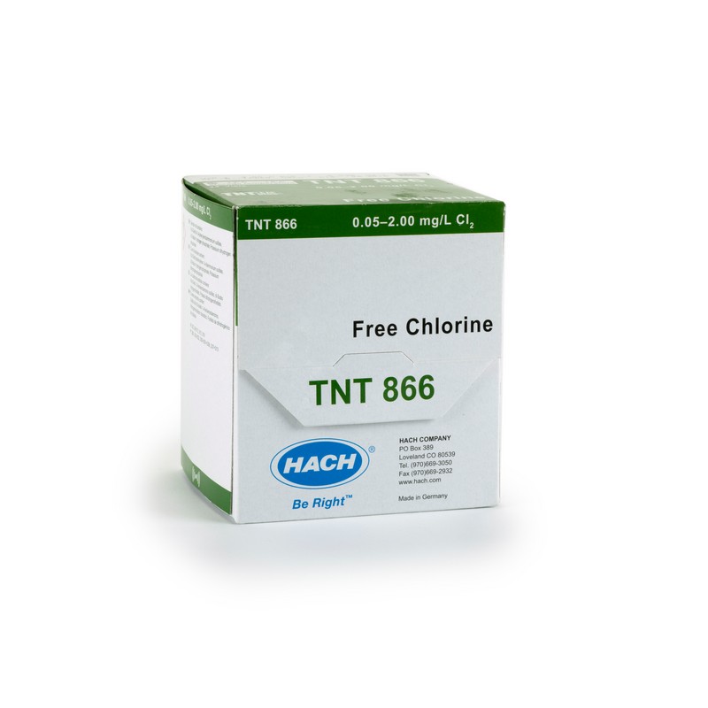 TNT866 CHLORE LIBRE 0.05-2MG/L PK24 HACH