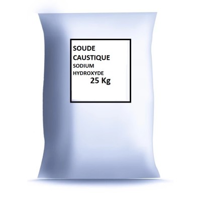 SOUDE CAUSTIQUE PERLES SAC DE 25KG (food additive)