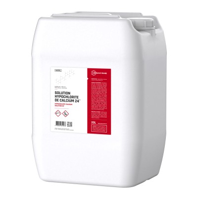 SOLUTION HYPOCHLORITE DE CALCIUM 24° BIDON 20L