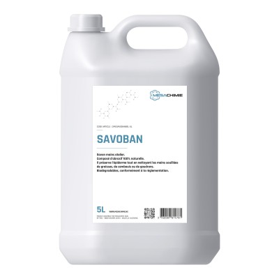 SAVOBAN GEL BIDON DE 5L AVEC POMPE