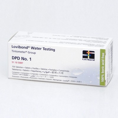 DPD 1 LOVIBOND RAPID LA PLAQUETTE DE 10 CACHETS