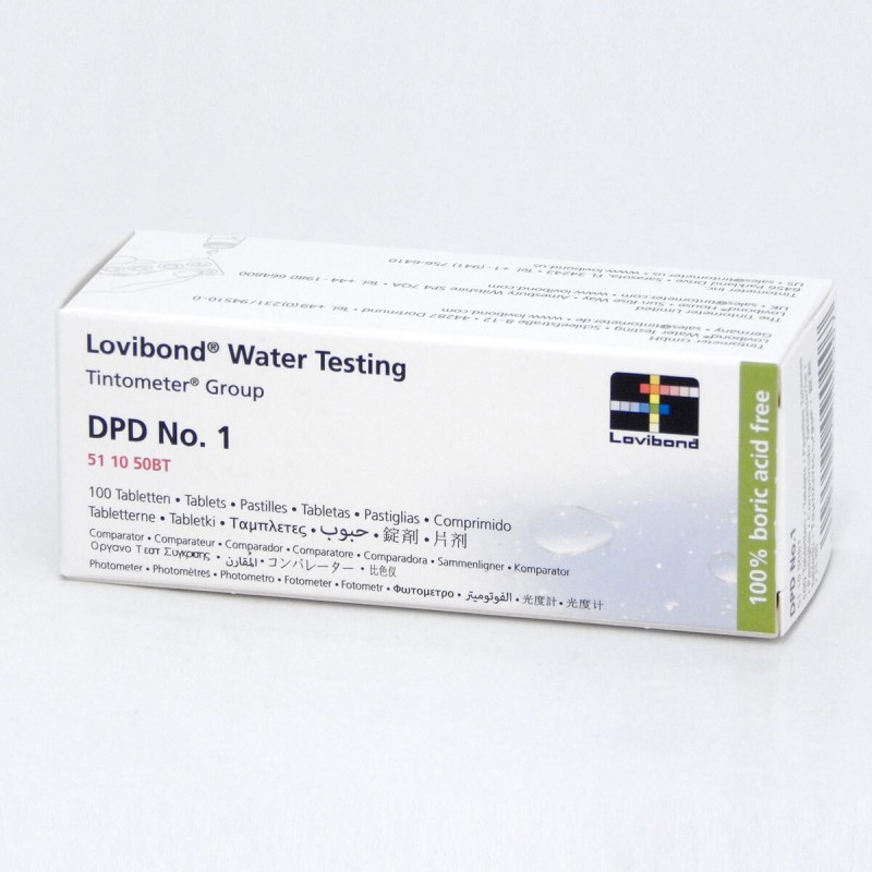 DPD 1 LOVIBOND RAPID LA PLAQUETTE DE 10 CACHETS