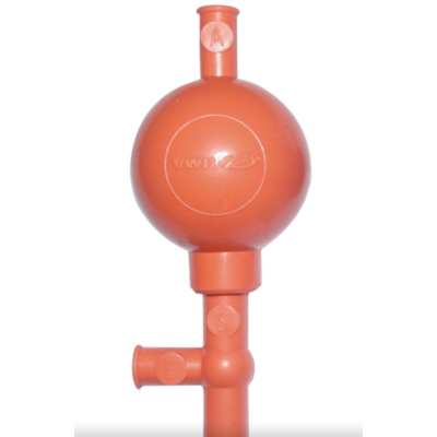 PROPIPETTE : POIRE A PIPETER UNIVERSELLE ROUGE VWR