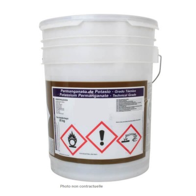 POTASSIUM PERMANGANATE SEAU 25KG 