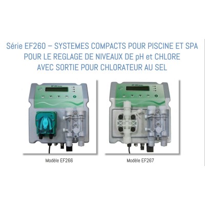 UNITE COMPACTE pH/RX avec commande pour doseur de chlore